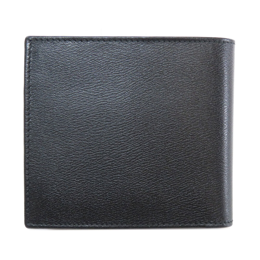 Loewe fold leather bi Wallet Black